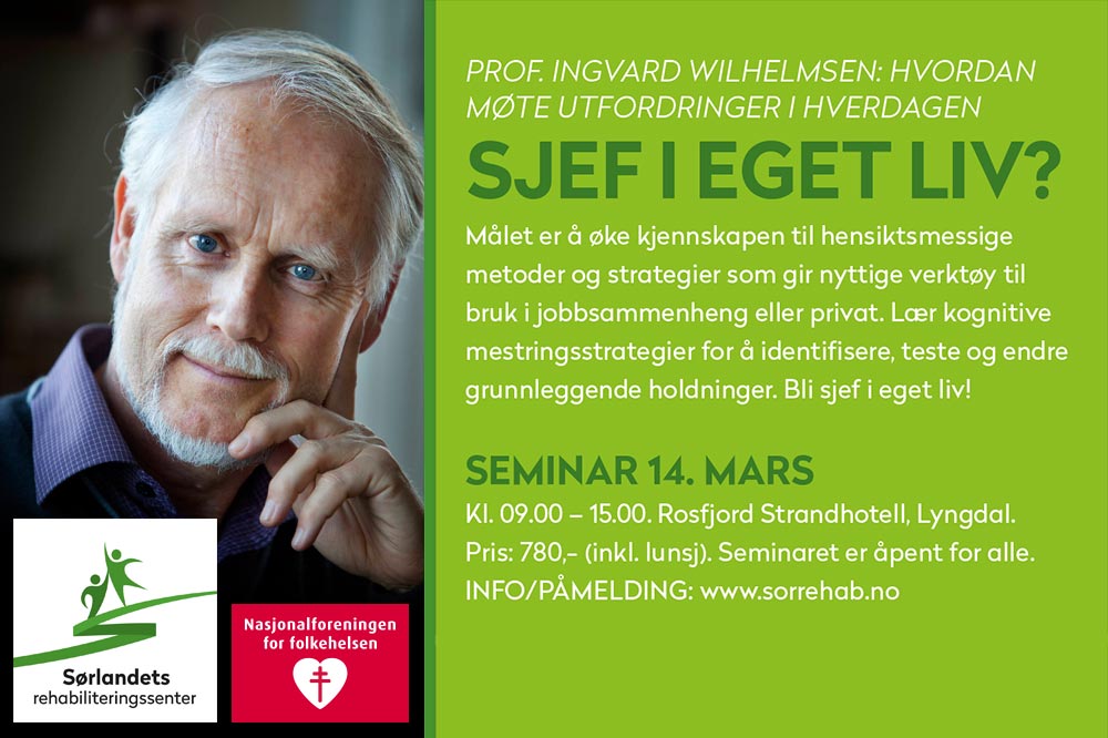 Fagseminar med professor Ingvard Wilhelmsen 14. mars 2014