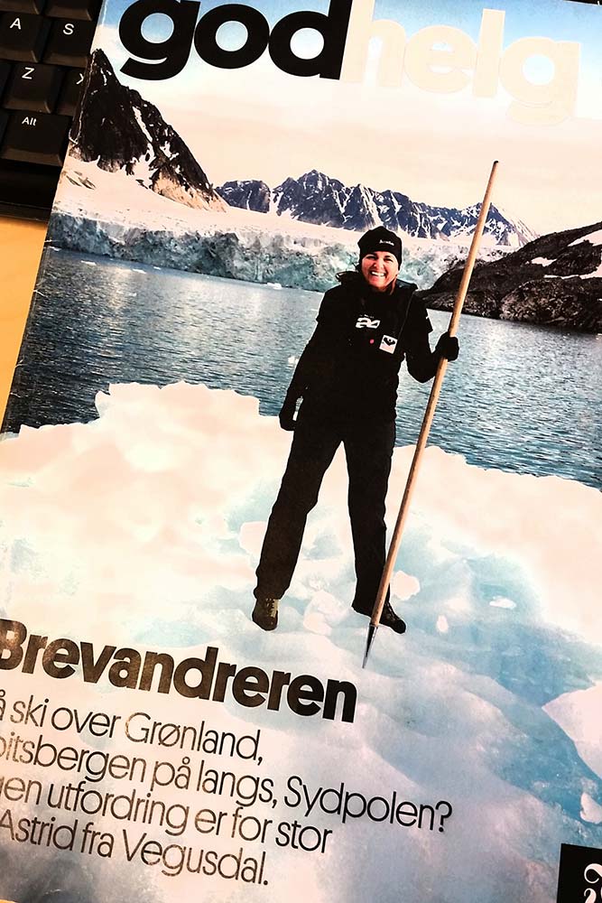 Astrid Furholt til Sydpolen - God helg Fædrelandsvennen / Sørlandets rehabiliteringssenter