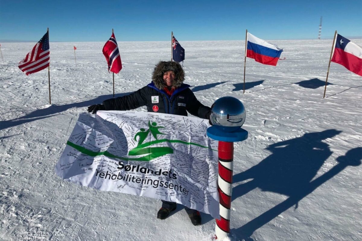 «Hvordan i alle dager skal jeg klare dette?» sa Astrid Furholt til seg selv. Seks år senere deler hun den ekstreme opplevelsen det var å stå på Sydpolen, med deg som har vært pasient på Sørlandets rehabiliteringssenter.